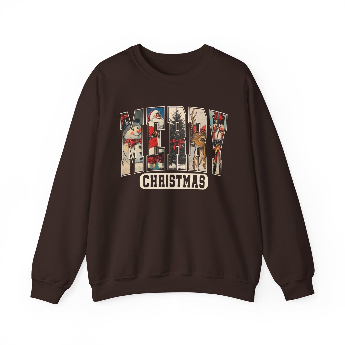 Retro Merry Christmas Unisex  Sweatshirt