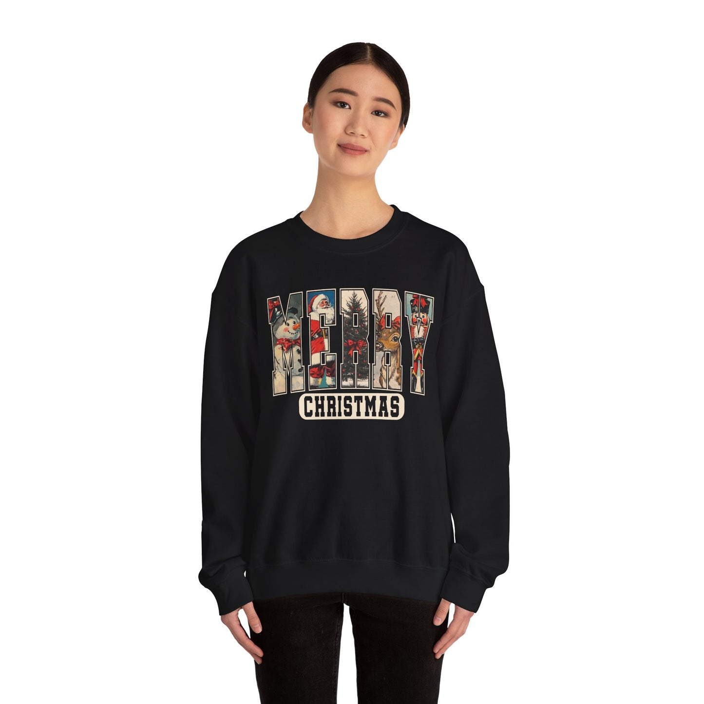 Retro Merry Christmas Unisex Sweatshirt