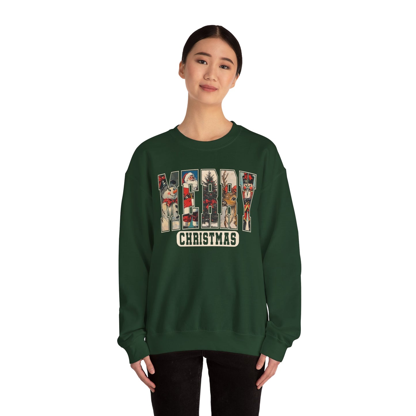 Retro Merry Christmas Unisex Sweatshirt