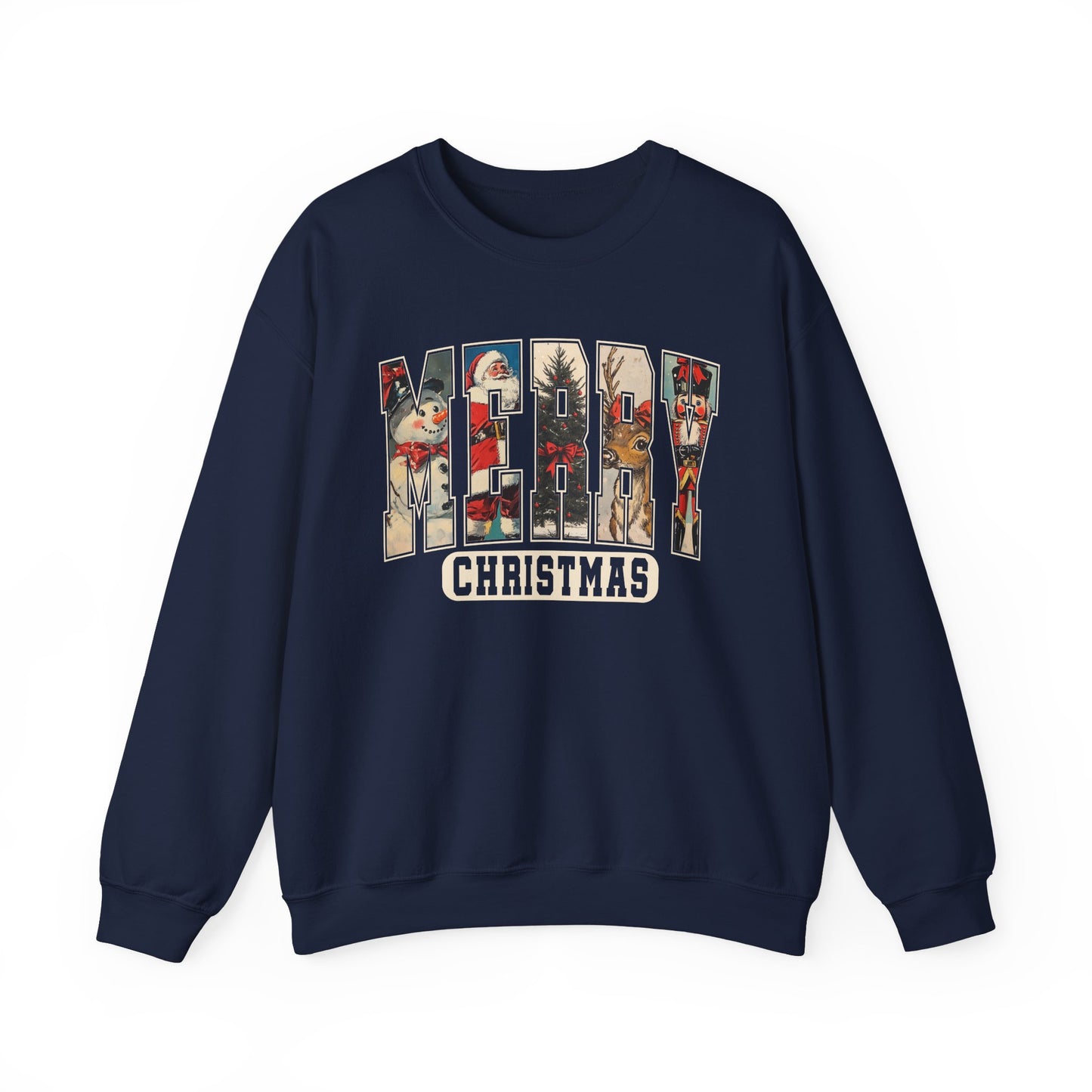 Retro Merry Christmas unisex Sweatshirt