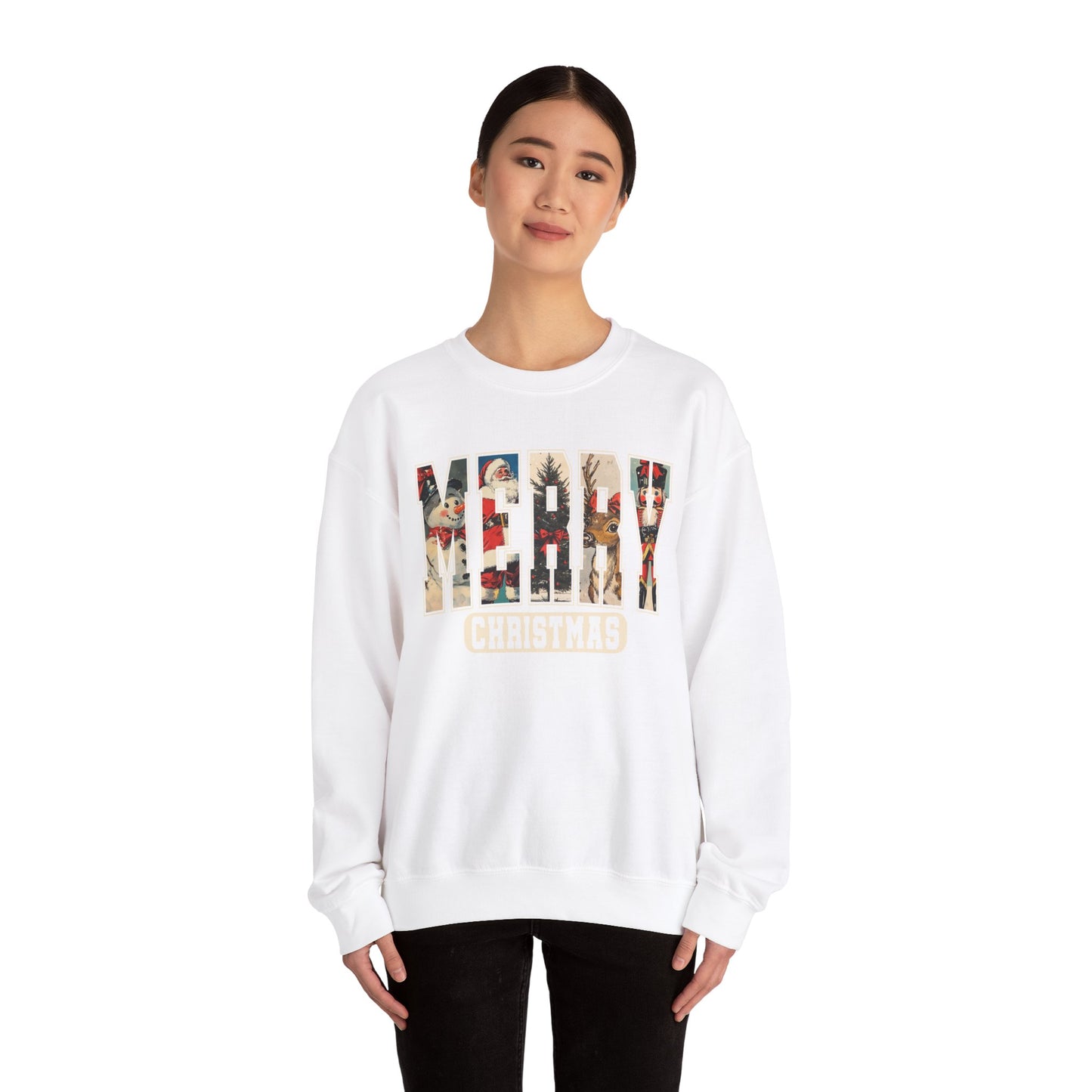 Retro Merry Christmas unisex Sweatshirt