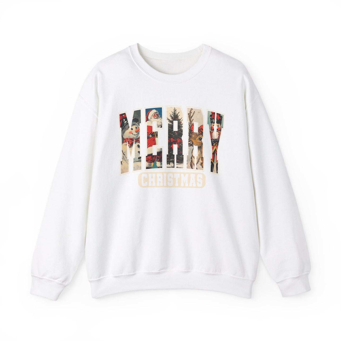 Retro Merry Christmas unisex Sweatshirt