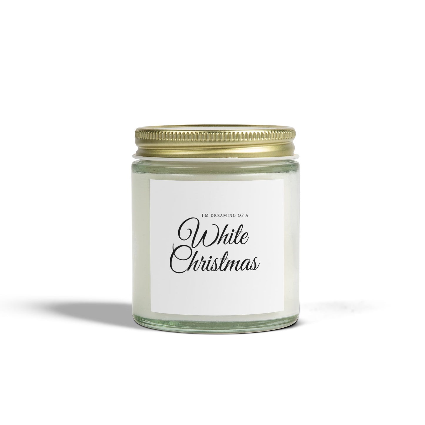 Christmas Candles, Coconut Apricot Wax (4oz, 9oz)