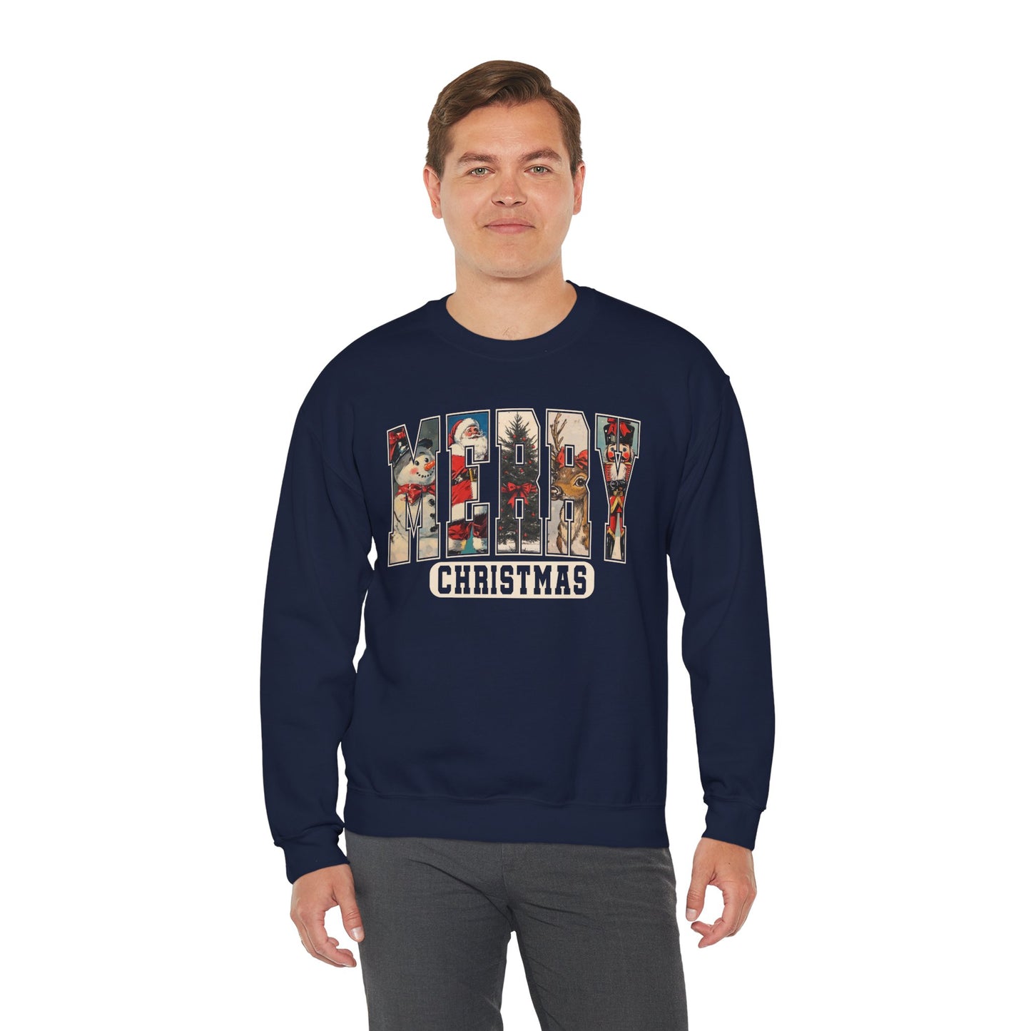 Retro Merry Christmas Unisex Sweatshirt