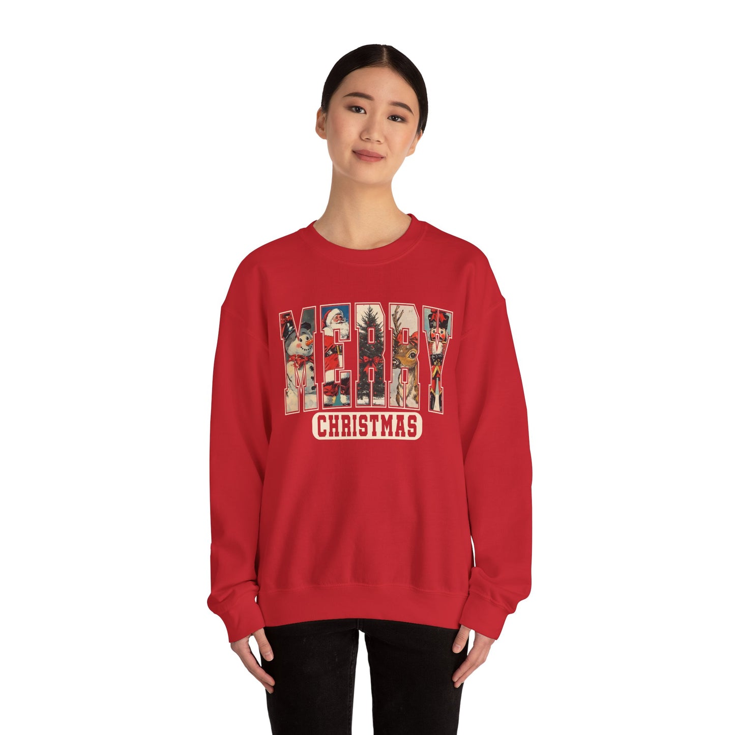 Retro Merry Christmas unisex Sweatshirt