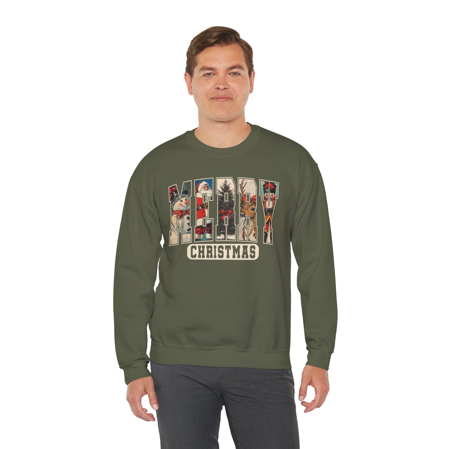 Retro Merry Christmas Unisex Sweatshirt