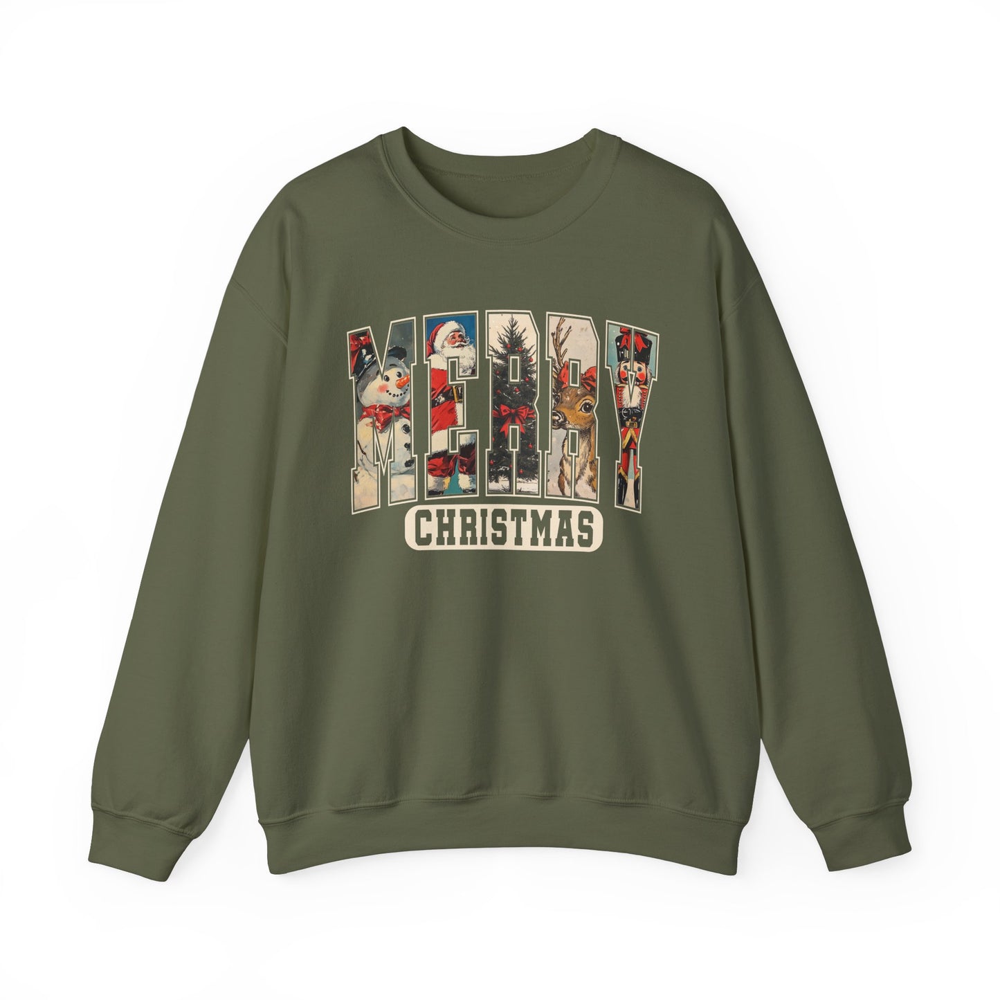 Retro Merry Christmas unisex Sweatshirt