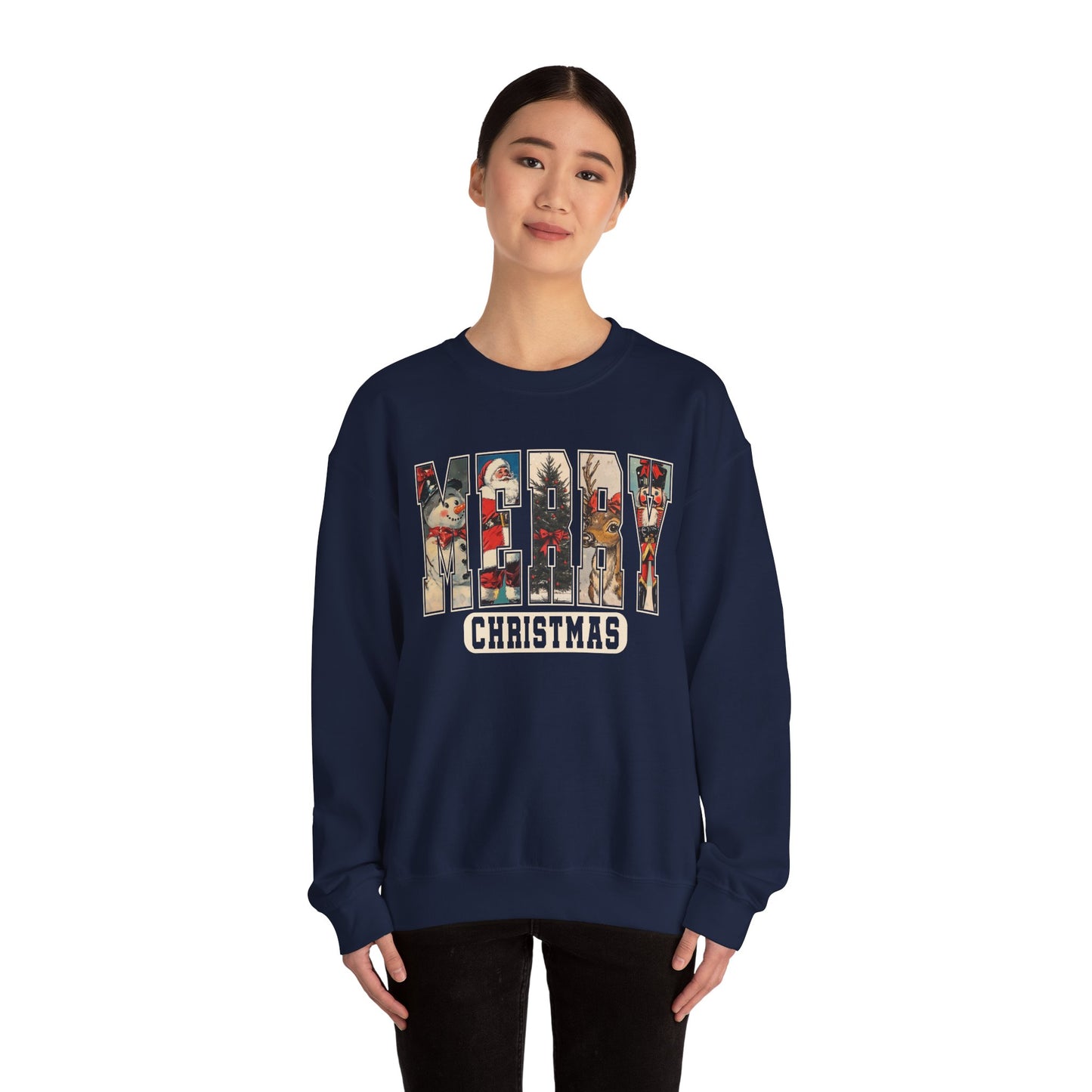 Retro Merry Christmas unisex Sweatshirt