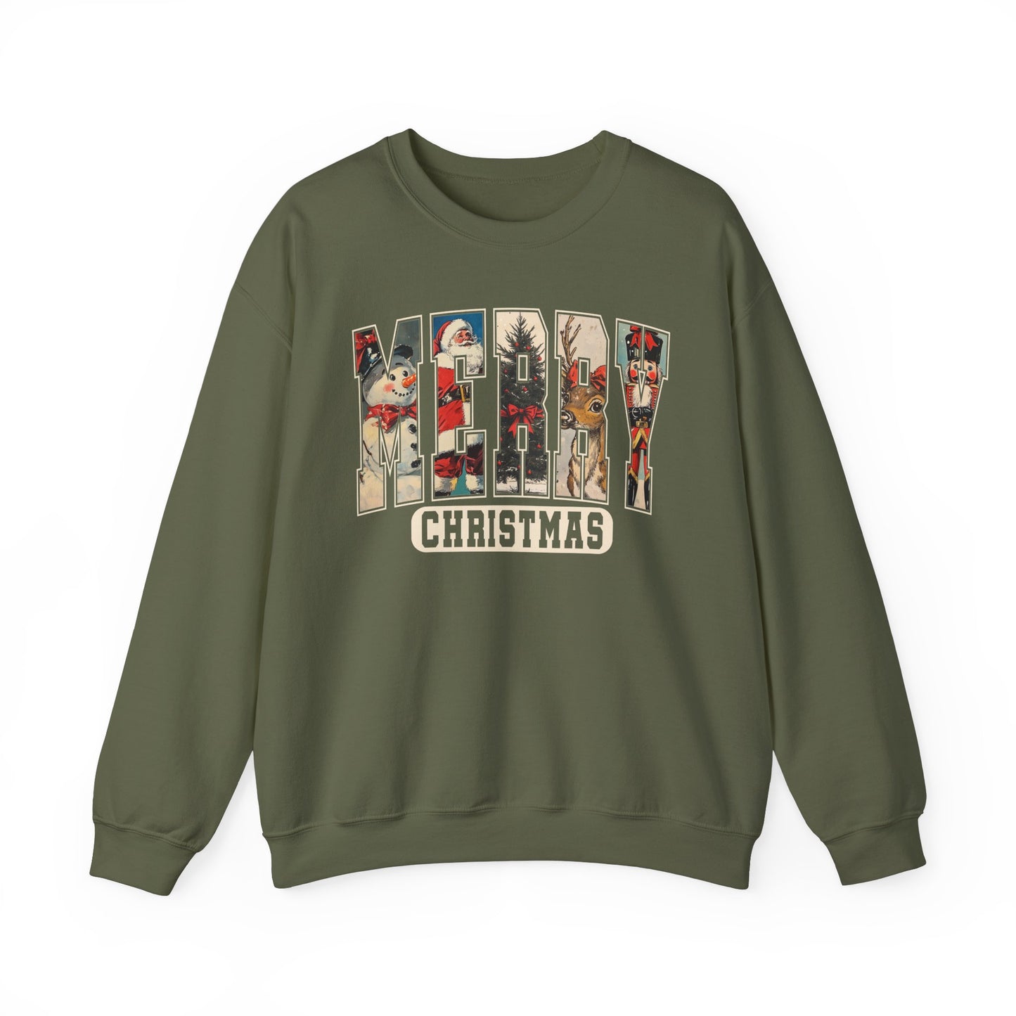 Retro Merry Christmas Unisex Sweatshirt