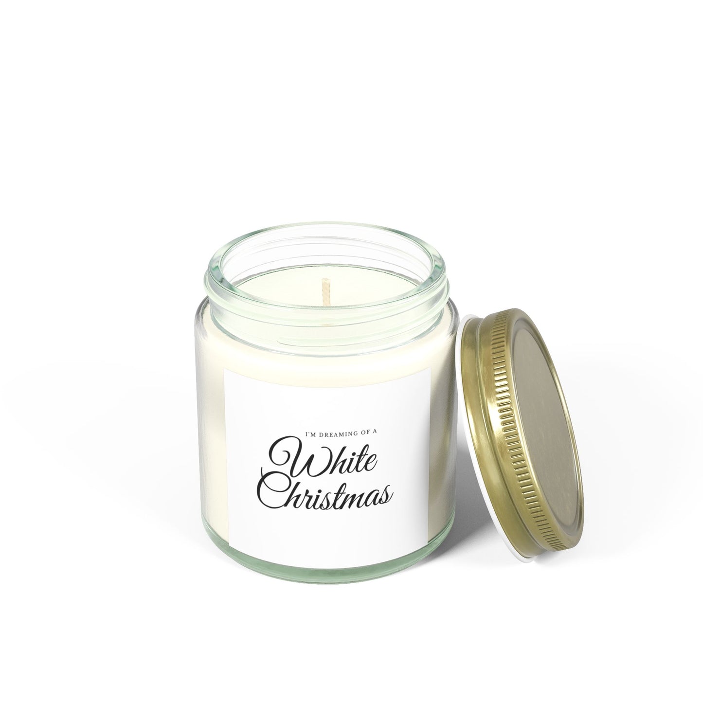 Christmas Candles, Coconut Apricot Wax (4oz, 9oz)