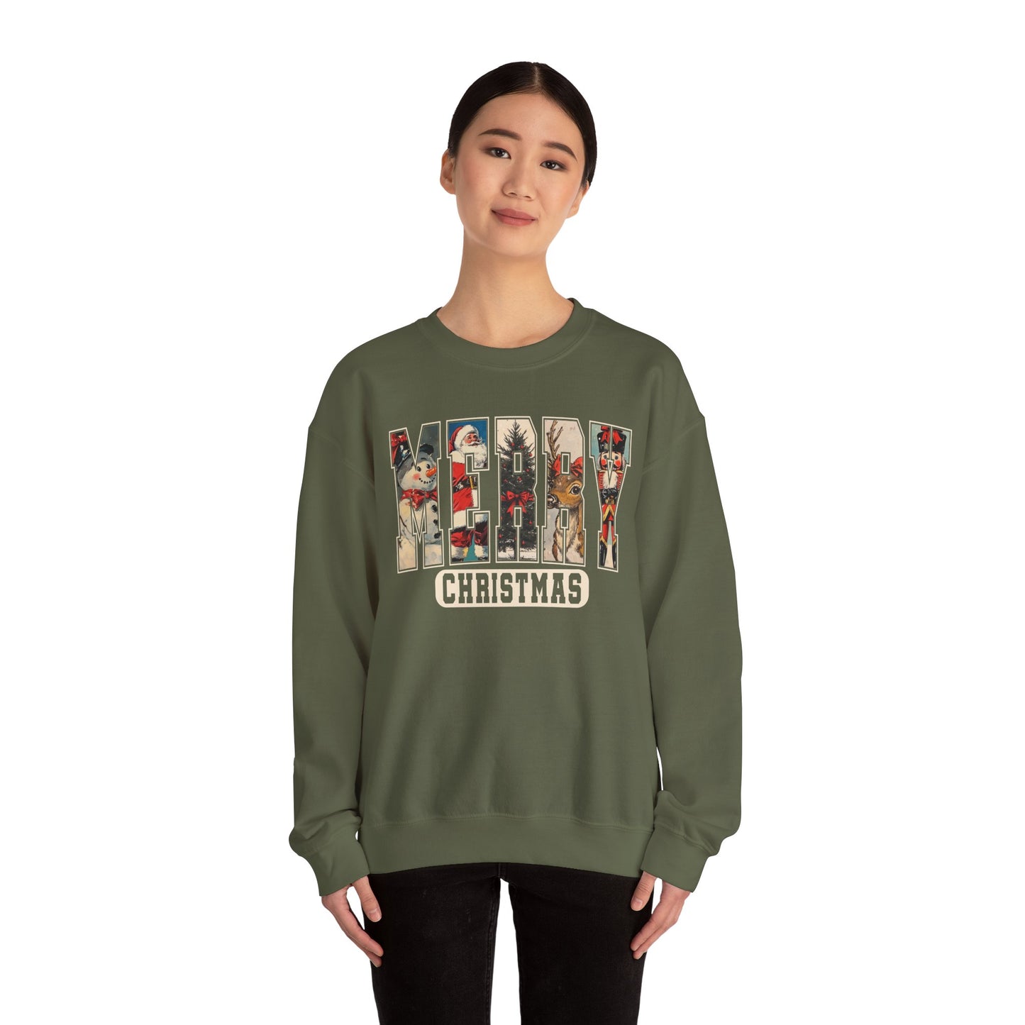 Retro Merry Christmas Unisex Sweatshirt