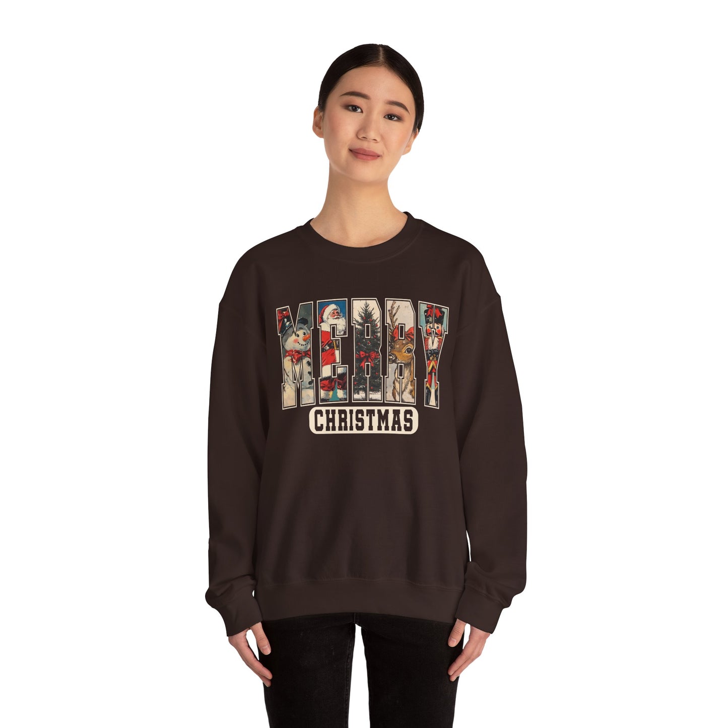 Retro Merry Christmas Unisex  Sweatshirt