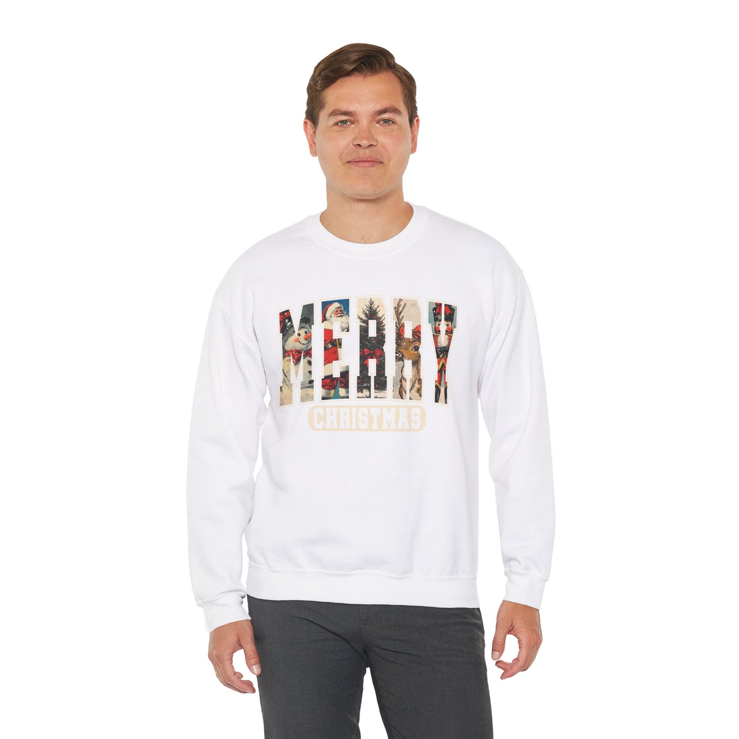 Retro Merry Christmas unisex Sweatshirt