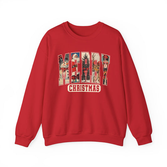 Retro Merry Christmas unisex Sweatshirt